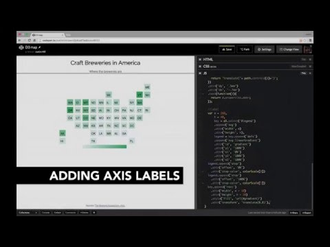 Adding axis labels - Building an Interactive D3 map
