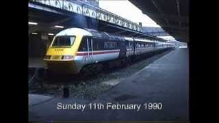 preview picture of video '43198+43038 depart Bradford Forster Square in 1990'