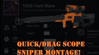 Destiny Quickscoping - 98% Sniper headshots Montage (quickscope, drag snipes included)