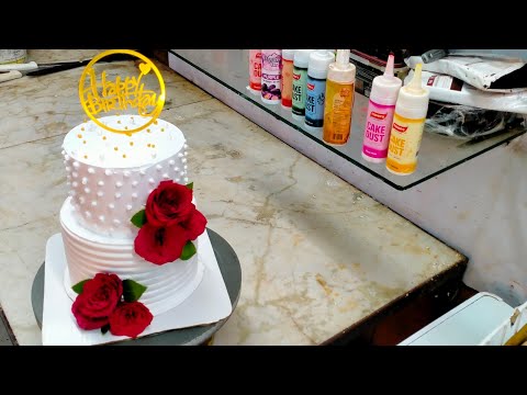 Two Tire Amazing Cake Design - Birth-Day Cake Design - #pranshulcakes #newtoyou🧿