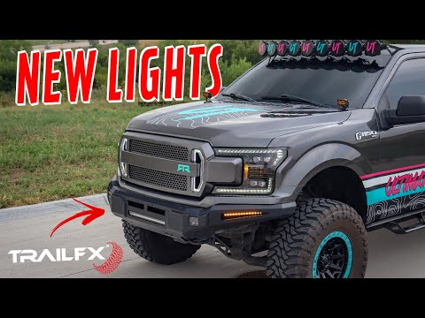 Trail FX's NEW Black Series LED Lights on the F150 | Product Review