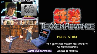 Tekken Advance GBA - C&M Playthrough