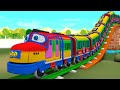 Chick City Lego Toy Train Cartoon Toy Factory