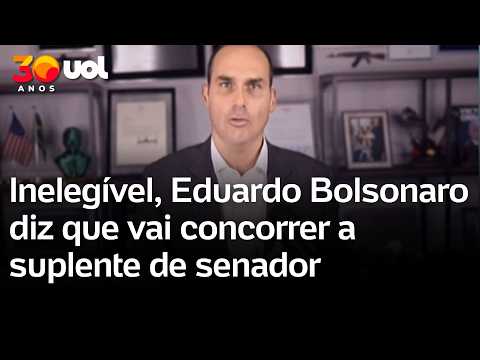 Eduardo Bolsonaro diz que vai concorrer a suplente de senador mesmo após ser condenado pelo STF