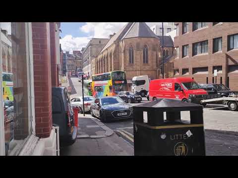 *Scenes of chaos* | Market Street buses, including CHAOS at Worswick Street!