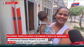 🔴🔵 Mujeres venezolanas celebran caída de Maduro y esperan retornar pronto a su país