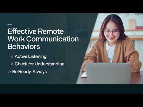 ADEQ Remote Work Communications Training