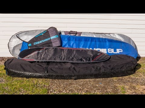 THE BEST SURFBOARD BAG IN THE UNIVERSE: Ocean & Earth Double Wide Compact Board Cover Video