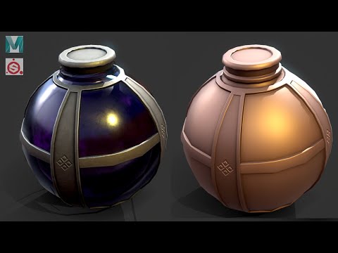 Autodesk Maya 2019, Substance Painter - Christmas Ornament
