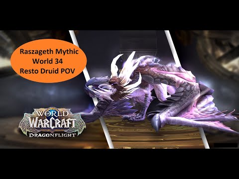 Vestige VS Raszageth Mythic | Resto Druid POV