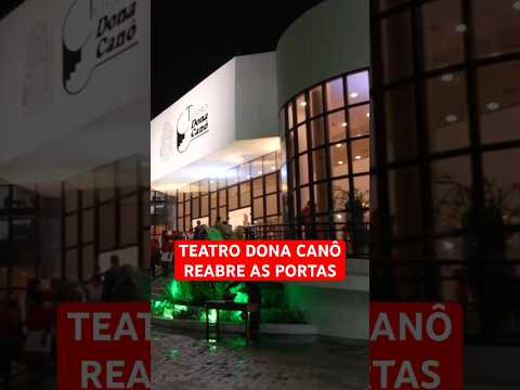 Veja como foi a reabertura do Teatro Dona Canô, no Recôncavo baiano