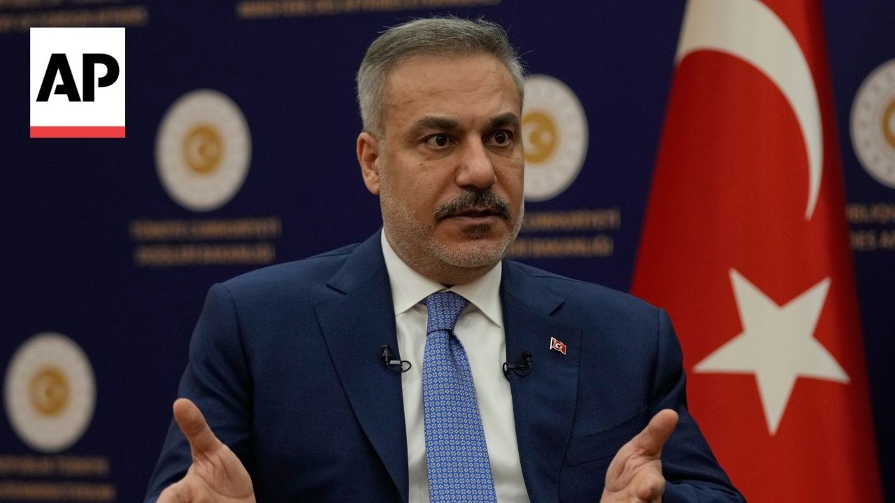 Video | AP Exclusive: Turkey FM Hakan Fidan believes Iran open to back-channel talks