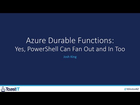 Azure Durable Functions: Yes, PowerShell can fan out and in too.