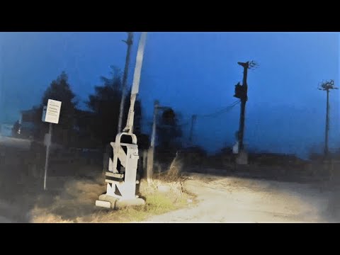 Passaggio a livello Ponteverde (AT) in notturna #passaggioalivello #levelcrossing #bahnübergang