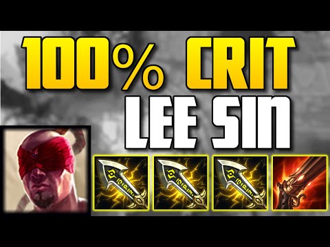I BUILT FULL CRIT LEE SIN IN URF AND MY AUTOS WERE RIDICULOUS