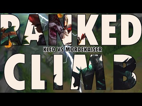 Top Kled vs Mordekaiser| Season 10 ranked climb #20 |Full Game Play