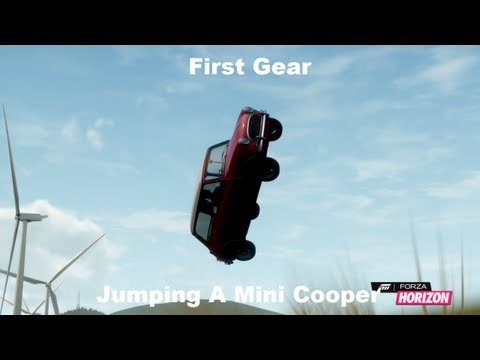First Gear Jumping A Mini Cooper (Forza horizon)