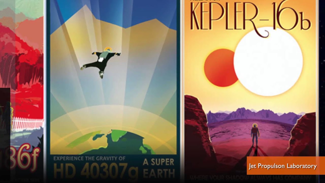 NASA Creates Retro Travel Posters for Distant Exoplanets