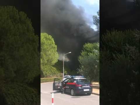 Incendio Autoveicoli con scoppio  a Prato
