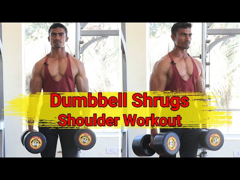 Dumbbell Shrugs || Tamil || Shoulder Workout