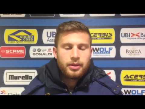 Post partita AlbinoLeffe vs Pavia - Nicholas Allievi