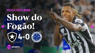 DANILO JOGA DEMAIS E FOGÃO ATROPELA COM GOLAÇOS! BOTAFOGO 4X0 CRUZEIRO