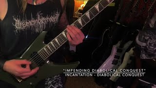 Impending Diabolical Conquest - Incantation (Guitar Cover)