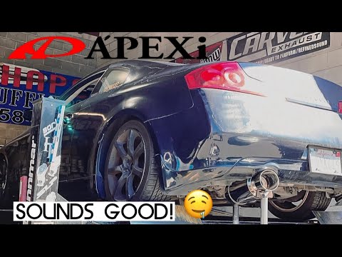 BEST EXHAUST! FOR ANY G35, 350Z & G37 APEXI SIGLE EXIT!