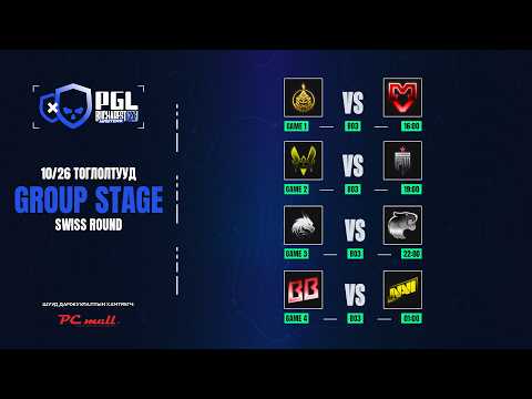 PGL Masters Bucharest 2026 | Swiss stage | Round 3 | MN cast