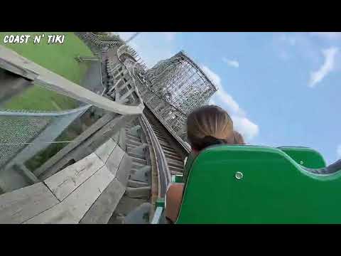On-ride point of view of Woodland Run
