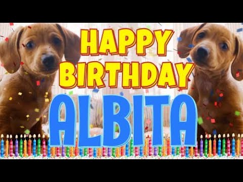 Happy Birthday Albita! ( Funny Talking Dogs ) What Is Free On My Birthday