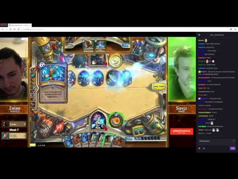 ESL Legendary Series - Week 7 - Zalae (Hunter) vs Savjz (Mage) - fight 5 - Hearthstone
