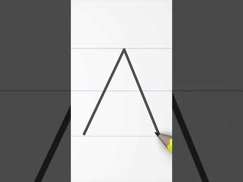 Letter A writing Practice for Kids #A, #alphabets #funandlearning #joyfullearning #kidseducation