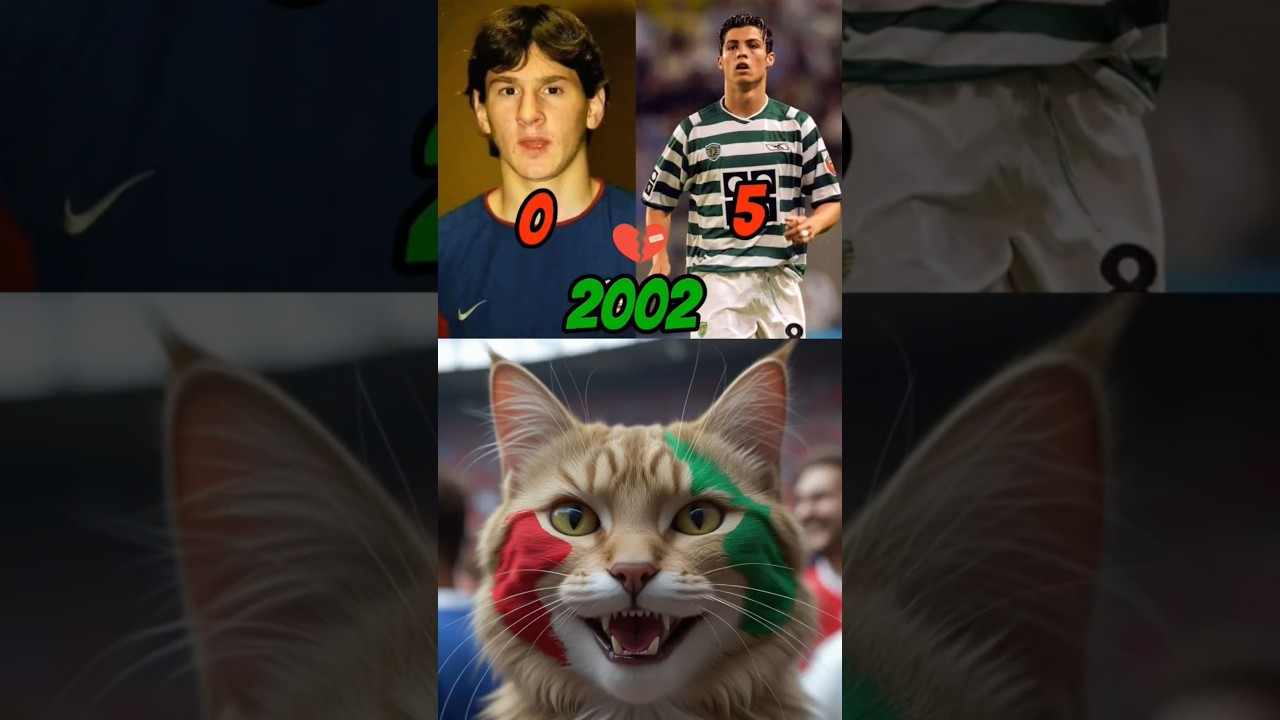 MESSI X RONALDO (2002-2025) ☠️⚽️😱 #shorts #viralshorts #football