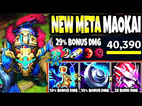 This New META Maokai 29% BONUS BURN DMG Build Destroyed a RIVEN MAIN 🔥 LoL Top Maokai s13 Gameplay