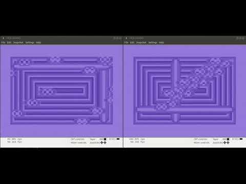 Softsprites in 80x50, now even slower but with clipping :)