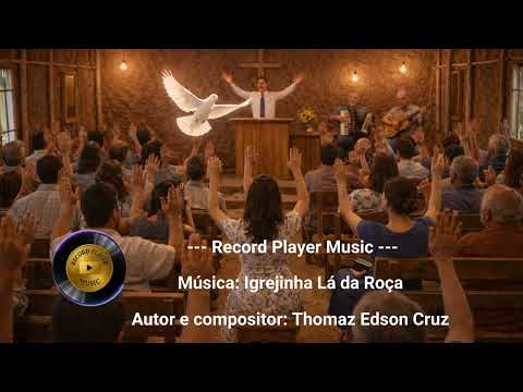 🎵 Igrejinha Lá da Roça – Record Player Music | Autor e Compositor Thomaz Edson Cruz 🎵
