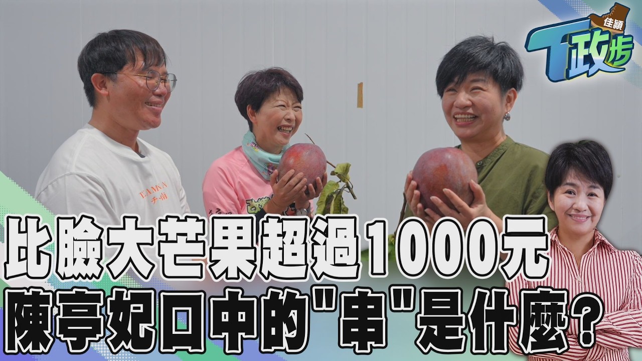 佳頴T政步／芒果不會自己變成1000元　陳亭妃想把什麼「串」起來？