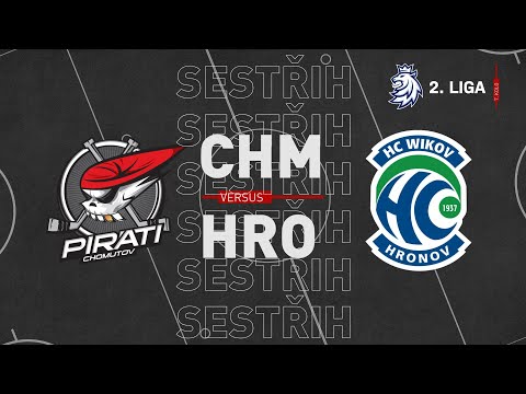 SESTŘIH 7.kolo 2. ligy: Piráti Chomutov vs HC Wikov Hronov 9:3
