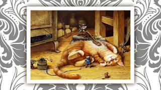 Еще одна интересная работа мастера. "Сказки кота Кузьмы"