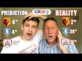 REACTING TO OUR CHAMPIONSHIP PREDICTIONS *GONE WRONG*