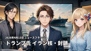 2026年4月13日【ニュース速報】米イラン協議決裂！トランプ氏、ホルムズ海峡封鎖を表明か？国際情勢の今を多角解説