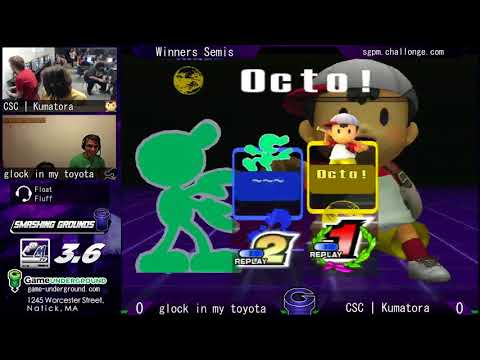 SG at GU 17.10 - glock in my toyota (G&W, Marth) vs. Kumatora (Ness) - Project M WSF
