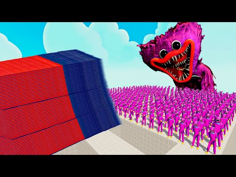 100x KISSY MISSY + 1x GIANT vs 3 EVERY GOD - Totally Accurate Battle Simulator TABS