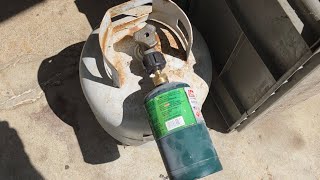 How to Save money on propane tanks with this easy to use refill adapter. 