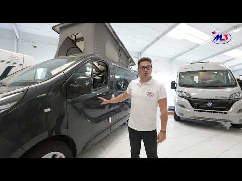 Camper Super Compacta Pilote Renault Trafic 5 plazas en ruta ¡Y con techo elevable!