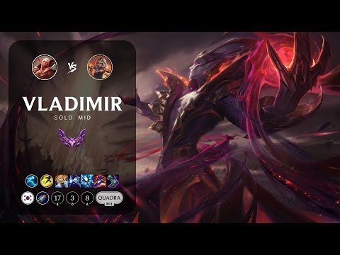 Vladimir Mid vs Qiyana - KR Master Patch 14.7