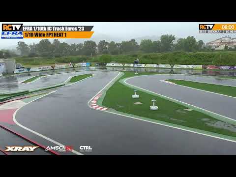 EFRA 1/10th IC Track Euros 2023 - Day 1 .... RAIN!