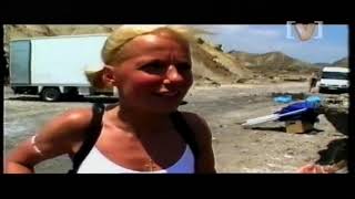 Geri Halliwell on set of Scream if you wanna go faster