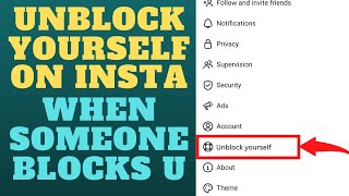 How to unblock yourself on Instagram if someone has blocked you?